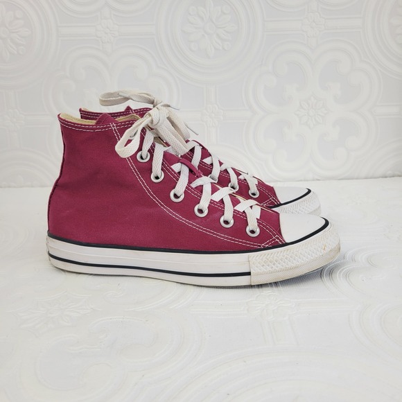 Converse Chuck Taylor All Star Sneakers Womens 8 Men 6 Red High Top Athletic - Picture 3 of 13